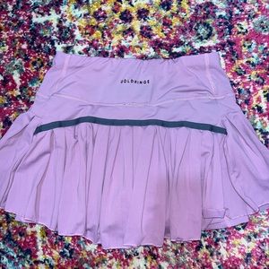 Athletic tennis skirt
